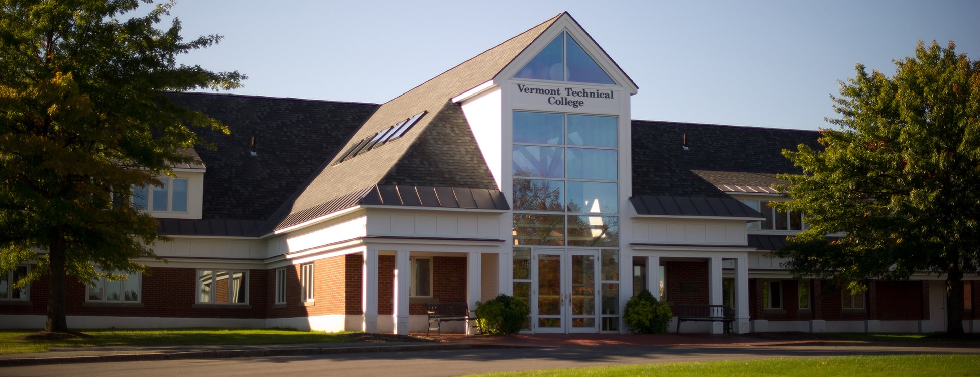 The administration building at Vermont Tech, Randolph Center campus