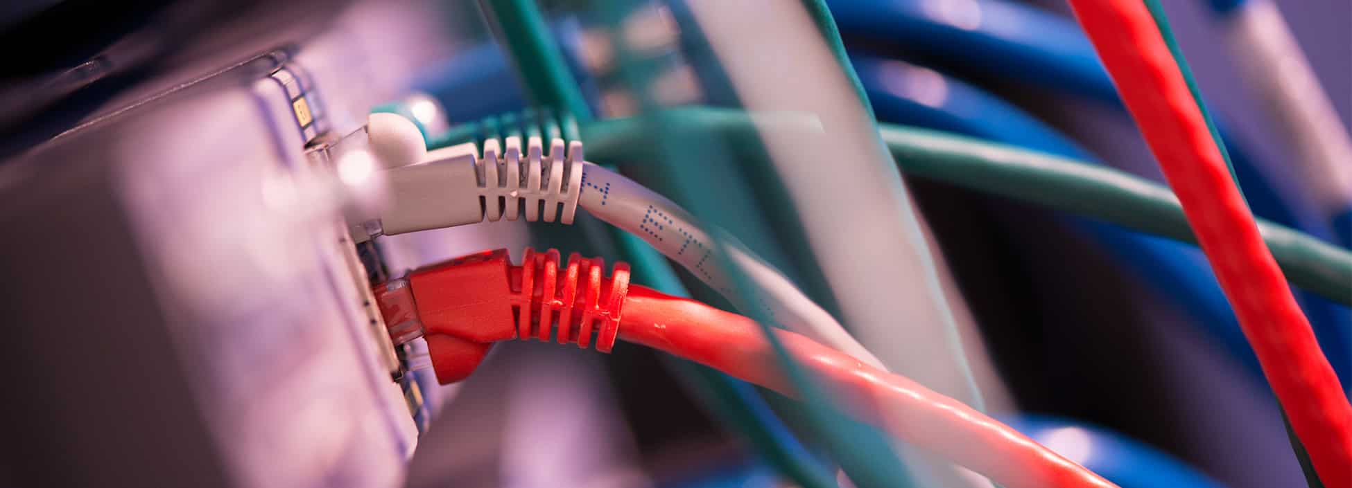 Computer Information Technology computer wires in lab