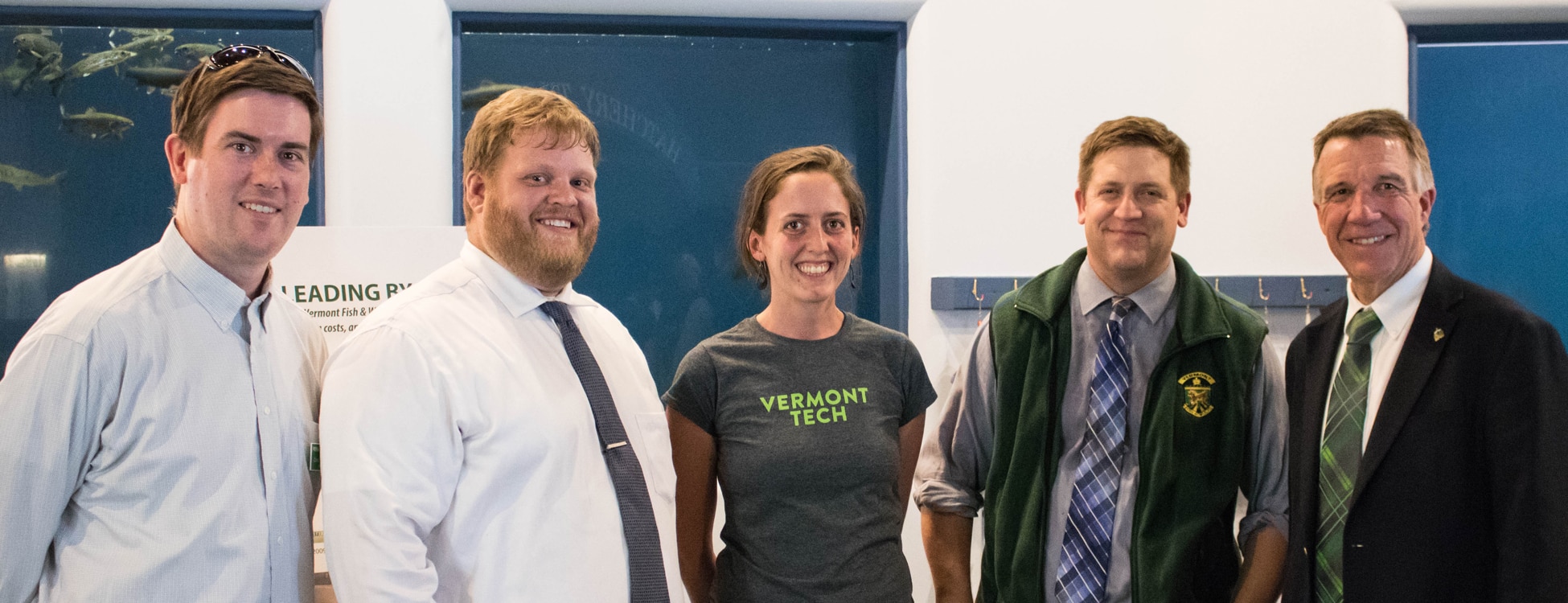 female student, male student, fish hatchery, energy efficiency