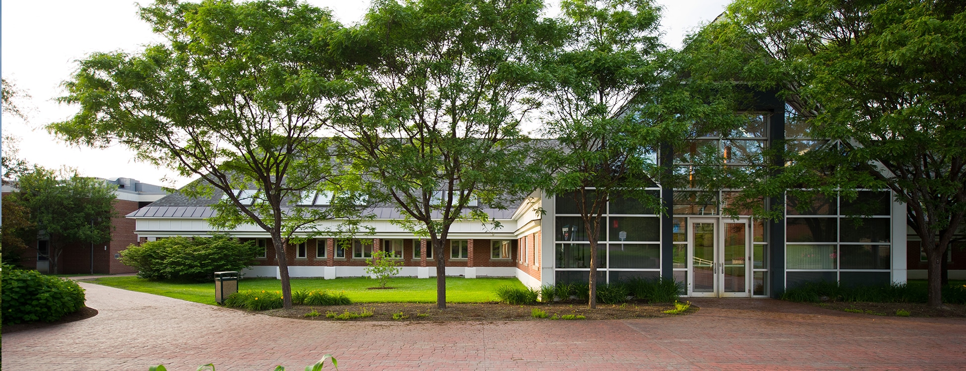 Vermont Tech, Administration building, plaza, walkway, Randolph Center campus