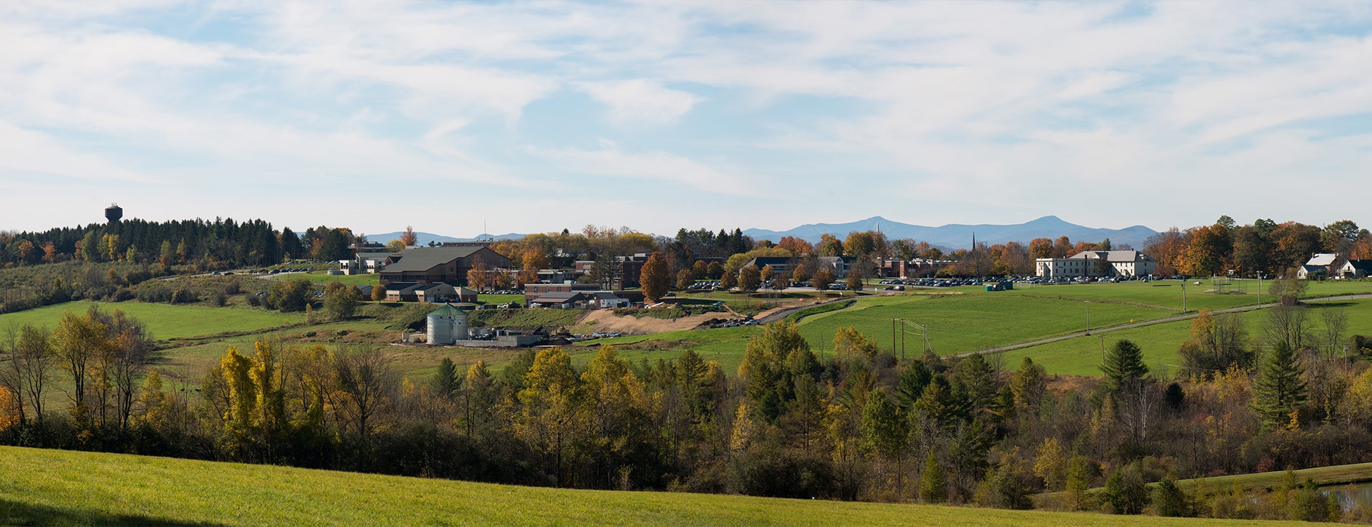 Randolph Center campus, view, digester