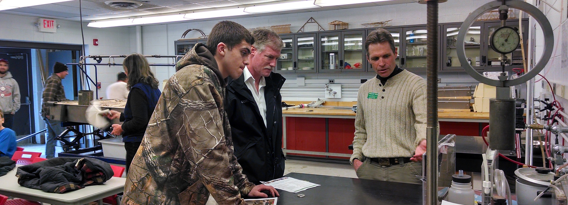 try a major day, student visitors, learning about civil engineering