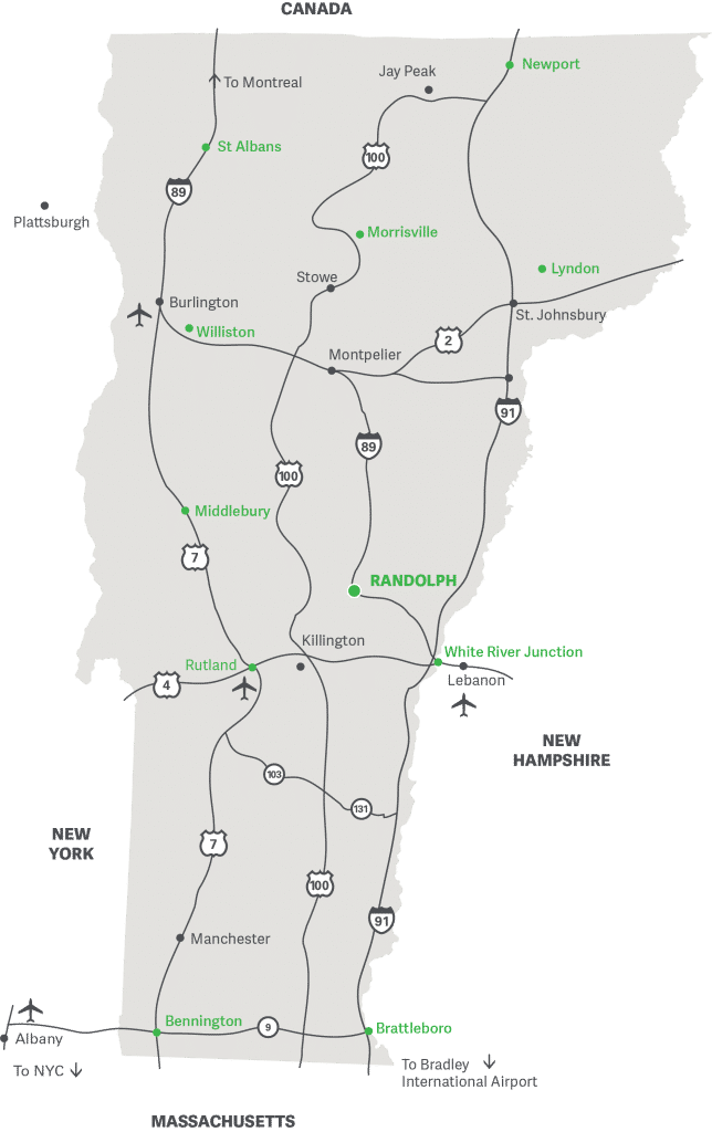 Vermont Tech Campus Locations